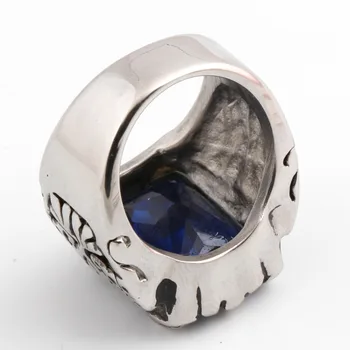 Karšto pardavimo Produktas, Ryškiai Mėlynos spalvos Stiklo Vestuvinis Žiedas Moterims Žmogus Žiedai