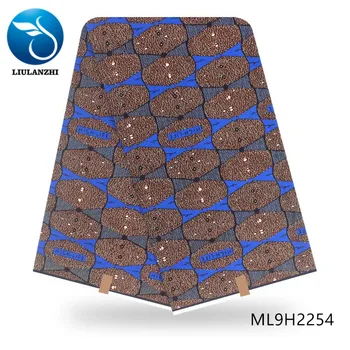 LIULANZHI spaudinių nigerijos medvilnės šalis suknelė siuvimo tissu ankara audiniai 2020 6 metrų/daug ML9H2243-55
