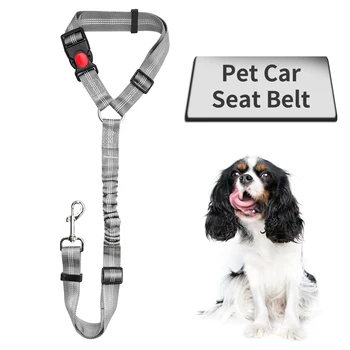 100cm Pet Automobilio saugos Diržą, Šuns Pavadėliu Vaikščioti Šuo, Virvė Šuo Diržas Šuniui Automobilyje saugos Diržas