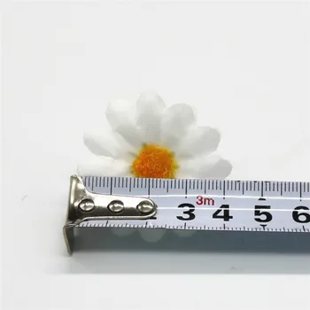 100pc/daug 4cm Mini Daisy Dekoratyvinių Gėlių Dirbtinio Šilko Gėlių Šalis, Vestuvių Dekoravimas Namų Dekoro(be Stiebo) Pigiau