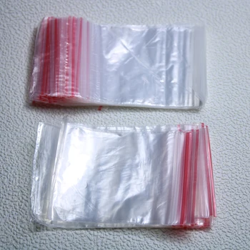 100vnt/daug Plastikinės Lipniosios Krepšiai Grąžtai, Klijuotos Akmens Saugojimo Sandarinimo Maišelį amatai 