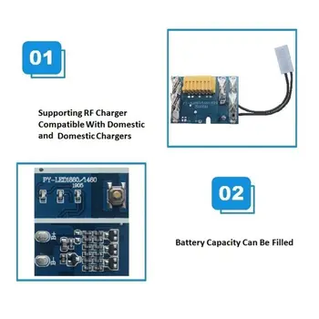 18V Baterija Chip PCB Lenta Pakeisti Makita BL1830 BL1840 BL1850 BL1860 652A