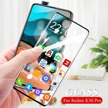 2 vnt Telefono Filmas Redmi K40 K30 Pro Plus 9D Grūdintas Stiklas Telefono Filmas Xiaomi Redmi K40 Pro Pilnas draudimas Apsaugoti Stiklo Plėvelės