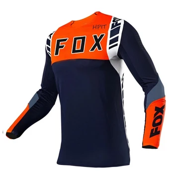 2020 Motociklo Kalnų Dviračių Komanda Pakalnę Jersey Hpit Fox MTB Offroad MX Dviračių Lokomotyvų Marškinėliai Cross Country Kalnų Dviratis