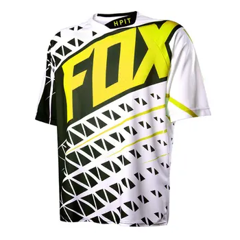 2021 HPIT FOX Pro Motociklo Jersey BMX MTB DH Racewear Motokroso Lenktynių Marškinėliai Dviračiu Viršuje MOTO Dviračių DŽERSIS Kalnų Dviratis