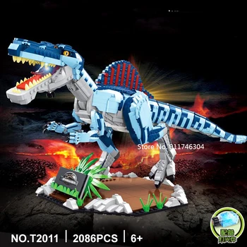 2021 Naujas Spinosaurus Tyrannosaurus Ceratosaurus Kūrimo Bloką, Žaislų, Dovanų Juros periodo Pasaulyje Dinozaurų mėgėjams Žaislų Kolekcija