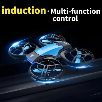 2021 Naujas V8 Mini Drone Su 4K Profesinės HD Wide Angle WiFi FPV Drone Kamera Quadcopter RC Dron Sraigtasparnis Žaislai Berniukams