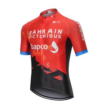 2021 Vyrų Dviračių Džersis Kostiumas Bahreinas Ropa Ciclismo Komanda Trumpą Sleev Premium Dviračių Šortai, Marškinėliai Dviračių Maillot Drabužiai Kelnės
