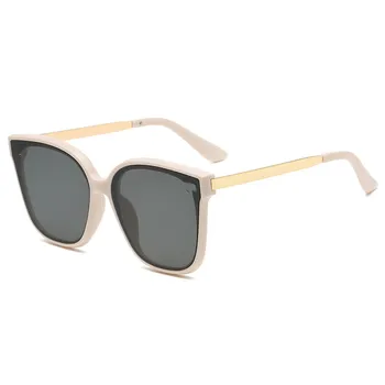 2021 klasikinio ovalo mados apvalus rėmo akiniai nuo saulės veidrodėliai moterų Retro Metalo vandenyno oprawie Akiniai nuo saulės akiniai UV400