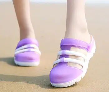 2021 moterų Paplūdimio Bateliai Šviesos Sandalai Namų Šlepetės Lauko Vasarą Pelkių Sneaker Laisvalaikio Batai