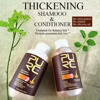 2set PURC plaukų šampūnas ir kondicionierius plaukų augimą ir plaukų slinkimas, apsaugo nuo priešlaikinio retinimo plaukų ir vyrams, ir moterims