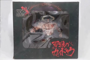 38cm Anime MegaHouse KAIDO Pav Žaislas Portretas Piratai WA-DIDŽIAUSIAS Anime PVC Veiksmų Skaičius, Žaislų Žaidimas Statula Modle Lėlės Dovana