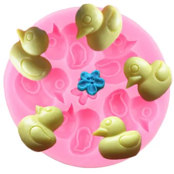 3D Animaciją Antis Silikono Formų Kūdikio Gimtadienio Cupcake Topper Minkštas Formų Šokolado Tortas Dekoravimo Priemonės, Saldainiai Molio Liejimo formos