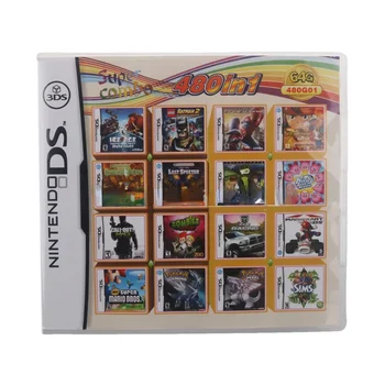 480 1 Kompiliacija Vaizdo Žaidimų Kasetė Kortele Nintendo DS, 3DS 2DS Super Combo Multi Krepšelį