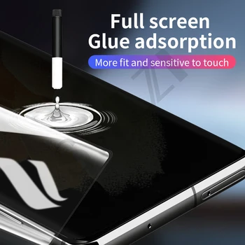 5/3/1Pcs UV apsauginės plėvelės Samsung Galaxy s21 Ultra s20 20 pastaba 10 pro s10 5G s8 s9 plus grūdintas stiklas HD screen protector