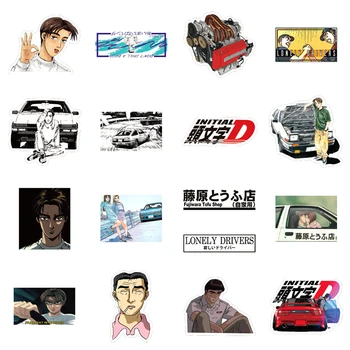 50pcs Pradinė D Japonų Anime Grafiti Lipdukai Lable už Automobilių, Motociklų Vaikų Žaislai Decal Bagažo Riedlentės Haikyuu