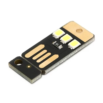 5vnt/daug mini Pocket Kortelė USB Power LED 