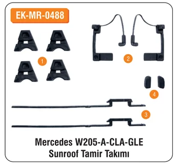 ALTEC Mercedes W205-A-CLA-GLE Už Stoglangiu Remonto Komplektas EK-MR-0488