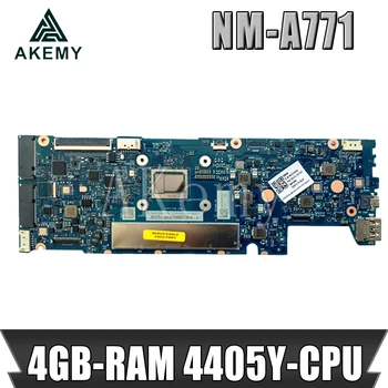 Akemy NM-A771 Nešiojamojo kompiuterio motininė plokštė Lenovo JOGOS 710-11ISK originalus mainboard 4GB-RAM 4405Y-CPU