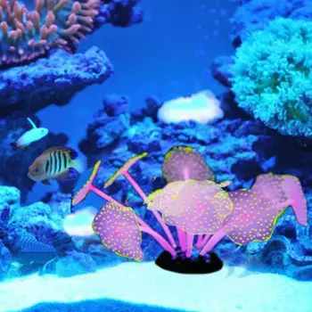 Akvariumas Silikono Modeliavimas Dirbtinio Žuvų Bakas Netikrą Koralų Augalų Povandeninį Vandens Jūros Koralų Ornamentu Dekoro Priedai