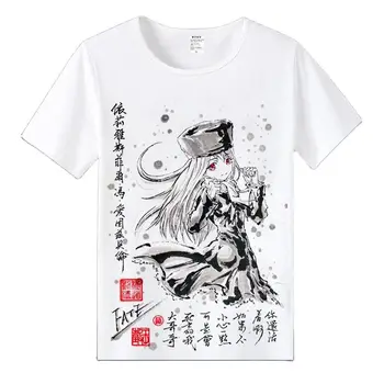 Anime Cos LIKIMO Kalavijas Medvilnės Atsitiktinis Marškinėliai Tee Marškinėliai