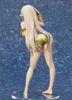 Anime Žaidimas Queen ' s Blade Alleyne Lapų Kostiumas Versija Seksualių Merginų Pvc Paveikslas Modelis, Žaislai