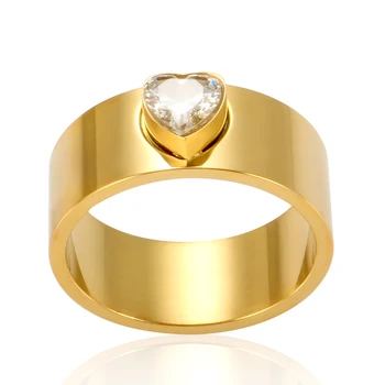 Asmeninį Širdies Formos Cirkonis Akmuo Sužadėtuvių Žiedas Meilės Žiedas Moterims Vestuvinis Žiedas Papuošalai Dovana
