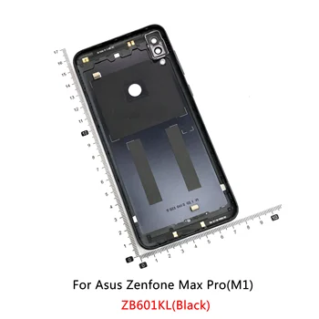 Atgal Būsto Galinių Durų Dangtis Asus Zenfone Max Pro M1 ZB601KL ZB602KL Plastiko atsarginės Dalys Atveju