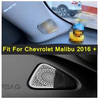 Auto Ramstis A / Dokumentas Garso Garsiakalbis, Aukštų Dažnių Garsiakalbių Dangtis Apdaila Black & Silver Stiliaus Priedai Chevrolet Malibu 2016 - 2020 M.