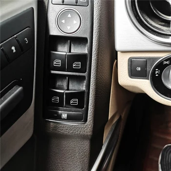 Automobilių Durų rankų atramos duryse esantį Mygtuką Apdailos Dangtelio Lipdukas Benz GLK, ML, GL A B C E G Klasės W204 W212 W246 W166 X166