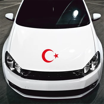 Automobilių Lipdukas Juokingi Mados Kūrybos Herbas Turkija Moon Star turkijos Vėliava Auto Apdaila PVC Lipdukas