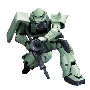 BANDAI GUNDAM RG 04 1/144 MS-06F Zaku II Gundam modelį, vaikai surinkti Robotas Anime veiksmų skaičius, žaislai