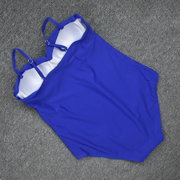 Baldauern 2021 Nauja Seksuali vientisi maudymosi kostiumėlį Moterų Plius Dydis maudymosi Kostiumėliai, Kietas Push Up Maudymosi Kostiumą, Plisuotos Monokini Moterų