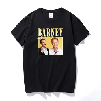 Barney Stinson Kaip aš Sutikau Jūsų Motiną Reperis Marškinėliai Vyrams Derliaus 90s Tshirts Viršuje Medvilnės trumpomis Rankovėmis T-shirt Vyrams, Drabužiai EU Dydis