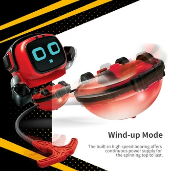 Beyblade Robotas Žaislas Nuimamais Galiniais Giroskopų Top 3 Režimai Vėjo-iki Automobilio Paleidimo Režimas Robotai Gyro Traukti Atgal, Švietimo Žaislai