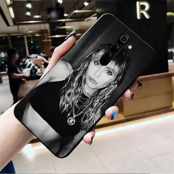 CUTEWANAN Miley Cyrus Minkšto Silikono Black Telefoną Atveju Redmi Pastaba 9 8 8T 8A 7 6 6A Eiti Pro Max Redmi 9 K20