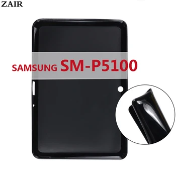 Case For Samsung Galaxy Tab 2 10.1 P5100 P5110 P7500 P7510 Bendable Minkšto Silikono TPU Apsauginiai Korpuso atsparus smūgiams Planšetinio kompiuterio Dangtelis