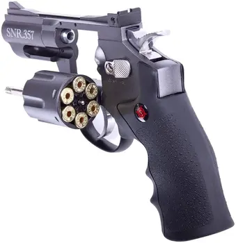Crosman SNR357 .177-Kalibras Granulių/4,5 MM BB CO2-Powered Snub Nosies Revolver Metalo ženklai