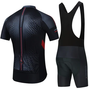 Cycearth Dviračių KOMANDA Jersey 2021 nustatyti rankovės trumpos vyrai kelių dviratį drabužius Quick Dry Suit maillot kelnes ciclismo drabužiai
