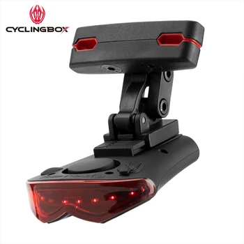 CyclingBOX MTB Dviratį Uodegos Šviesos USB Krovimo Lemputė Su Nuotolinio Dviračių Posūkio Signalo Anti-Theft Įspėjimo Žibintuvėlis Jojimo Įranga
