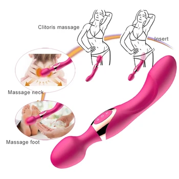 GXCMHBWJ 10 Greičiu Galingas Didelis Vibratoriai Moterims Magic Wand Body Massager Sekso Žaislai Moters Klitorį Stimuliuoja Lytinius Produktus