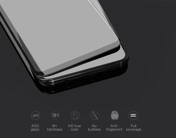 Grūdintas Stiklas Samsung S8 Stiklo Screen Protector NILLKIN 3D CP+ Max Anti-Sprogo Plėvelės Samsung Galaxy S8