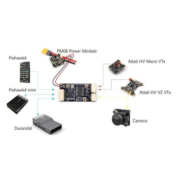 HOLYBRO Micro - OSD V2 Modulis Pixhawk4 / Pixhawk4 Mini/ Durandal Skrydžio duomenų Valdytojas RC Drone