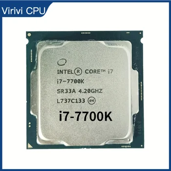 I7 7700K 4.2 GHz, 8M 4 Branduolių 8 Thread 91w LGA1151 Procesorius darbalaukio ddr4 ram atmintis