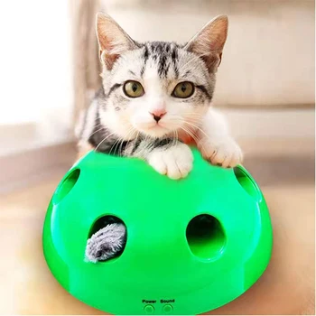 JOYLIVE Kūrybos Elektros Pet Funny Cat Dėklas Mokymo Braižymo Prietaiso Pelės Žaislas Interaktyvaus Dėlionės Žaidimas Žaisti įdomius Katė Žaislas