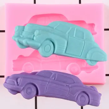 Kūdikių Žaislas Automobilis Silikono Formų Cupcake Topper Minkštas Pelėsių 