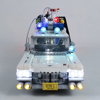LED Šviesos Nustatyti 10274 Kūrėjas Ghost Busters, ECTO-1 Vaikų Švietimo Automobilių Plytų Žaislai, Gimtadienio Dovana
