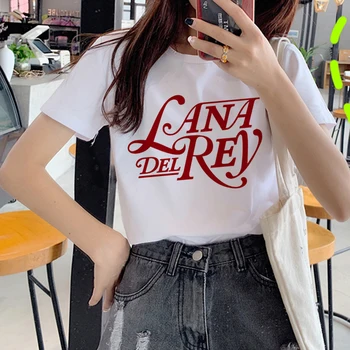 Lana Del Rey marškinėlius moterims harajuku kawaii plius dydis japonijos tumblr 2021 marškinėlius drabužių streetwear