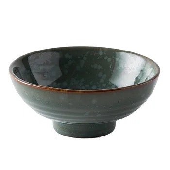 LingAo Japonų stalo retro krosnies pasikeitė nustatyti 5 colių ryžių dubenėlį namų sriubos dubenėlį makaronų dubenį komercinės dubenį kūrybos ir