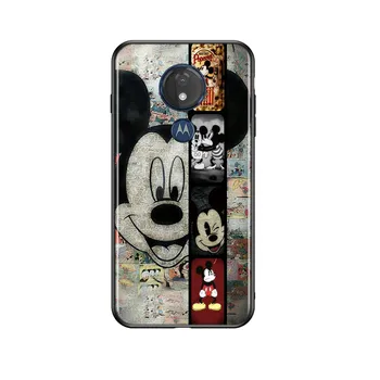 Mickey Mouse For Motorola G8 G9 G Stylus Galios Vieną Sintezės Hyper Krašto E7 E6 5G Plius Žaisti Lite Minkštas Telefono dėklas